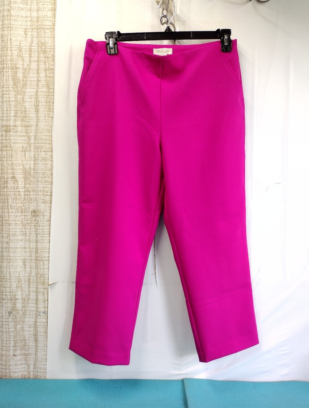 Rachel Zoe Hot Pink Cropped Ponte Pants - 12